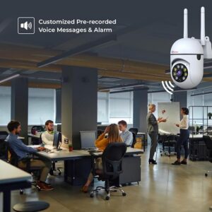 MANOMAY 4G SIM Based Pan Tilt CCTV Camera, Outdoor Indoor